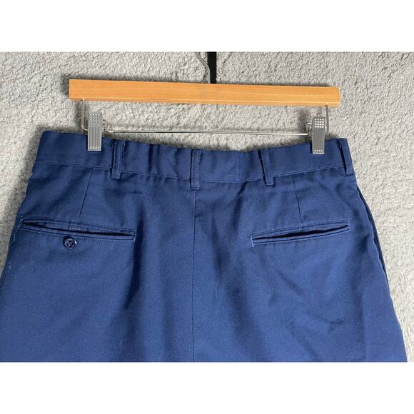 DSCP Tennessee Apparel Mens Blue Wool Blend Dress Pants 33R Military Formal - Picture 10 of 12